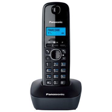 Телефон Panasonic KX-TG1611RUH (тёмно-серый)